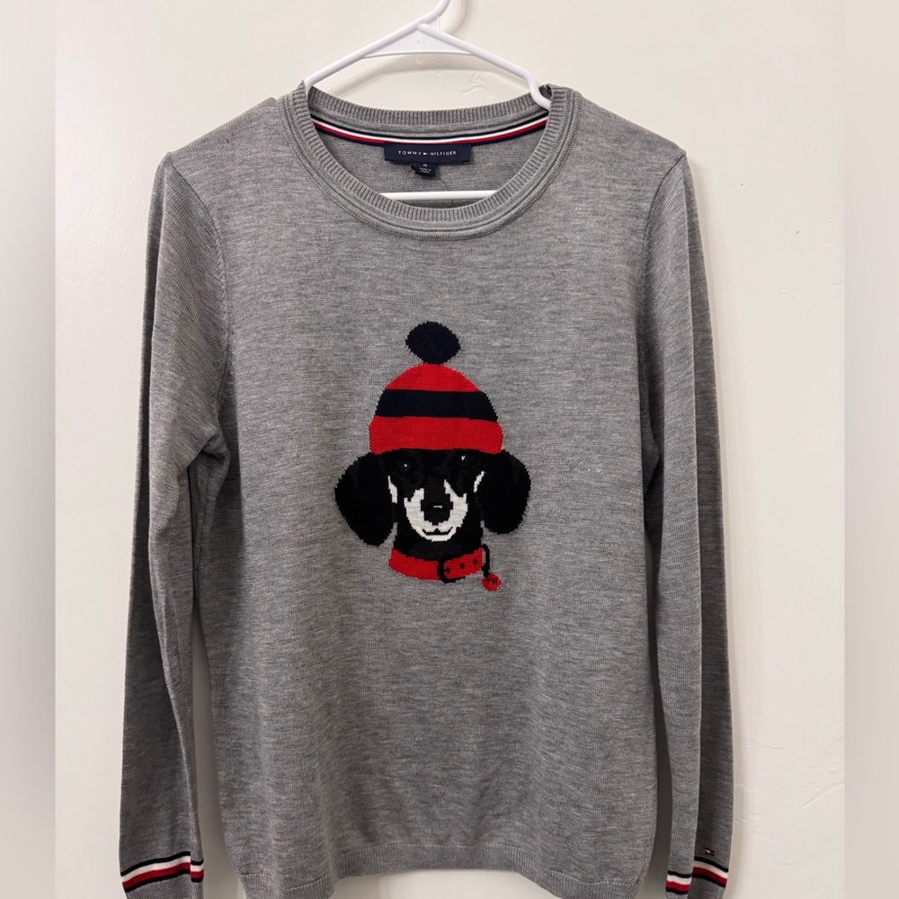 NWT Sweatshirt Dachshund Tommy Hilfiger